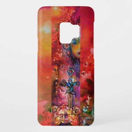 EXCALIBUR QUEEN OF MAGIC SWORD Red Yellow Fantasy Case_Mate Samsung Galaxy S9 Case