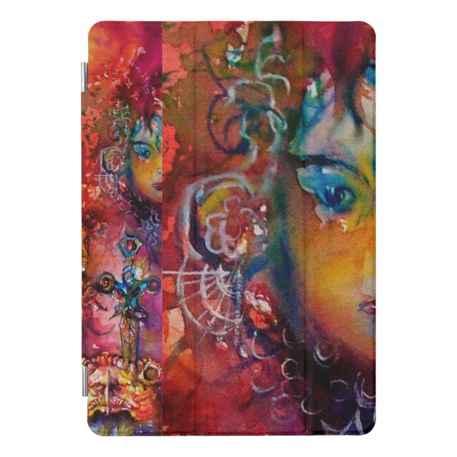 EXCALIBUR, Red Purple Black iPad Pro Cover (Front)