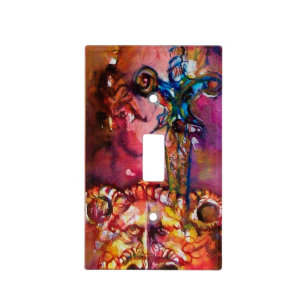 EXCALIBUR ,red purple blue Light Switch Cover
