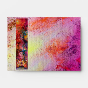 EXCALIBUR ,red purple pink yellow Envelope
