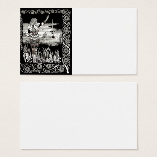 Excalibur Rising from the Lake (Front & Back)