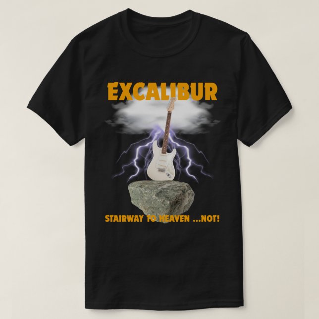 Excalibur Wayne's World Shirt Stairway to Heaven (Design Front)