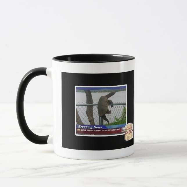 Excaping Turtle Mug (Left)