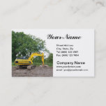 Excavation Business Card at Zazzle