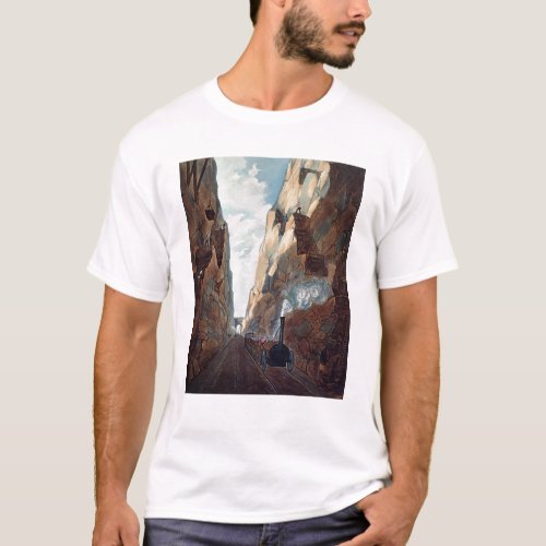 Excavation of Olive Mount Miles from T_Shirt