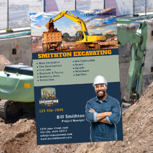 Excavation Services Business Flyer