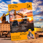Excavation Services Business Flyer<br><div class="desc">Groundbreaking Solutions That Build What You Envision — Flyer for Excavation, Cement & General Construction Boost your visibility and drive new business with a flyer that showcases your full-service capabilities—from digging foundations to finishing strong with durable cement and expert craftsmanship. This flyer works hard so your team can work even...</div>