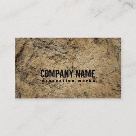 Excavation Works Business Card