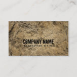Excavation Works Business Card at Zazzle