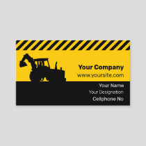 Excavator Business Card