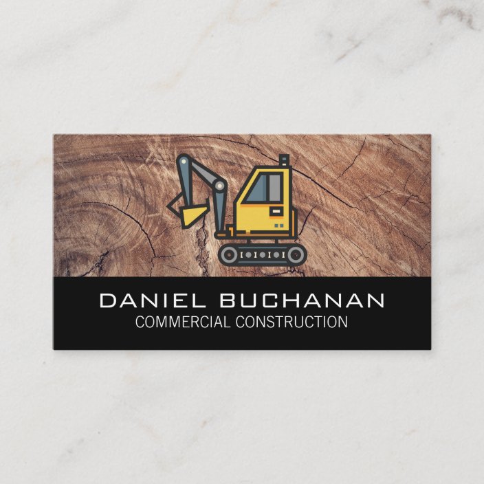 Excavator Business Card | Zazzle.com