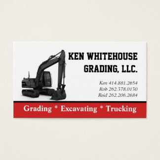 Excavation Business Cards & Templates | Zazzle