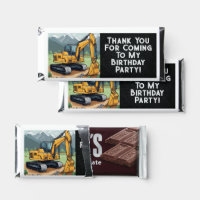 Excavator Construction Equipment Digger Birthday