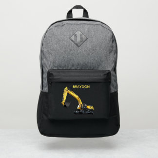 Excavator Construction Equipment Name Port Authority® Backpack