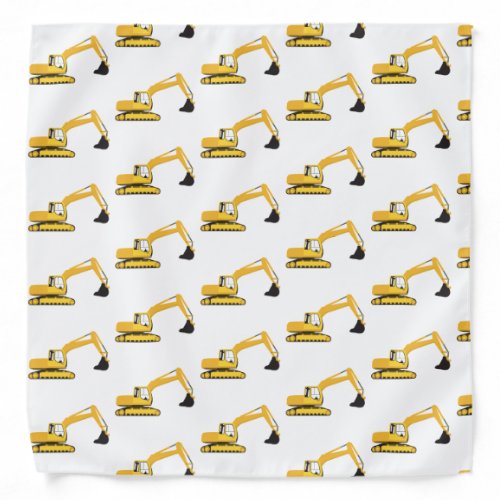 Excavator Construction Truck Bandana