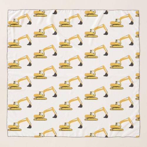 Excavator Construction Truck Scarf