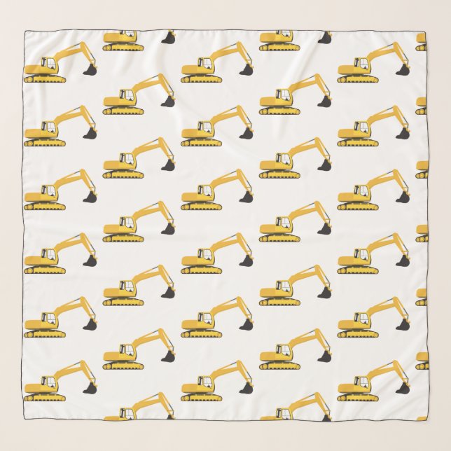 Excavator Construction Truck Scarf (Front)
