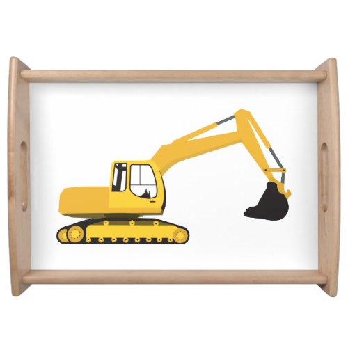 Excavator Construction Truck Serving Tray