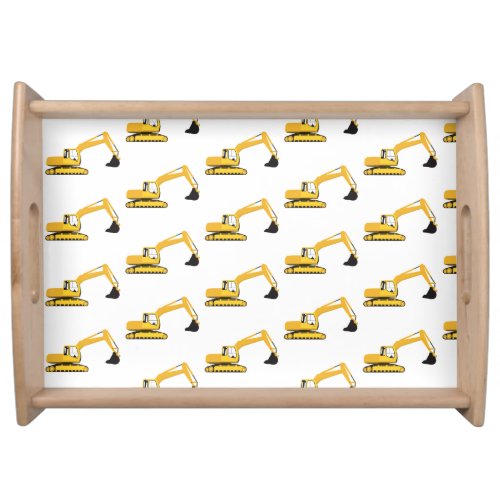 Excavator Construction Truck Serving Tray