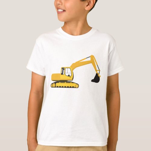 Excavator Construction Truck T_Shirt