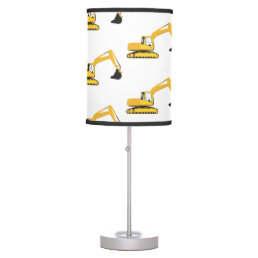 Excavator Construction Truck Table Lamp