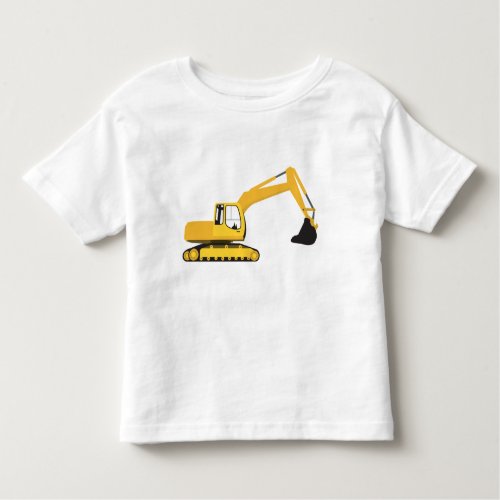 Excavator Construction Truck Toddler T_shirt