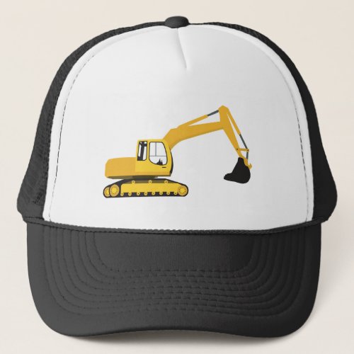 Excavator Construction Truck Trucker Hat