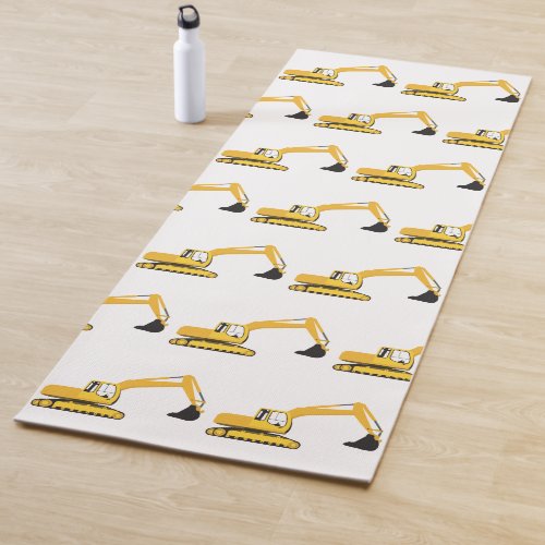 Excavator Construction Truck Yoga Mat