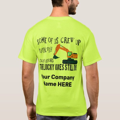 Excavator Equipment Operator T_Shirt