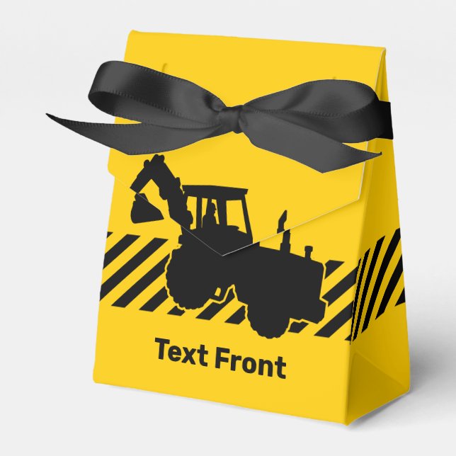 Excavator Favor Boxes (Front Side)