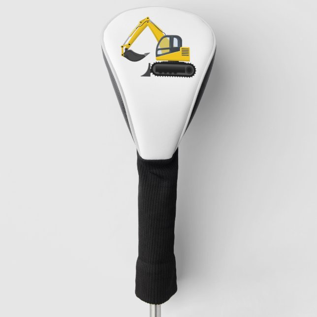 Excavator Golf Head Cover (Front)