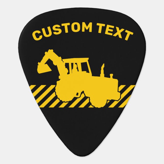 Excavator Guitar Pick (Front)