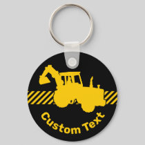 Excavator Keychain