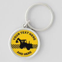 Excavator Keychain