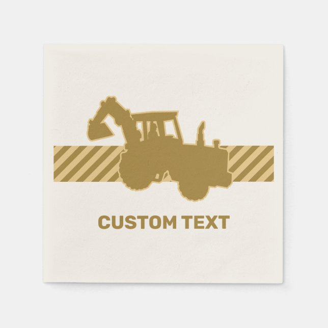 Excavator Napkins (Front)