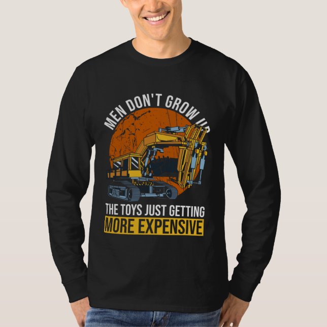 Excavator Operator And Backhoe Operator T-Shirt (Front)