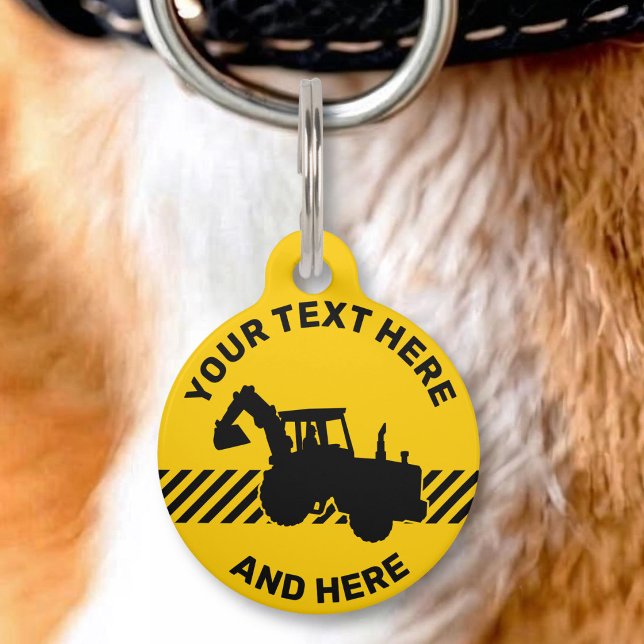Excavator Pet ID Tag (Creator Uploaded)