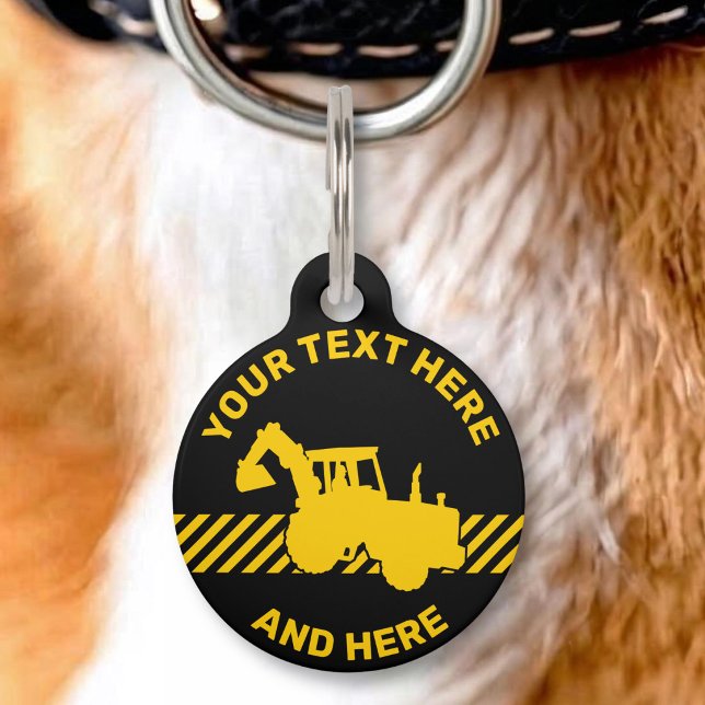 Excavator Pet ID Tag (Creator Uploaded)