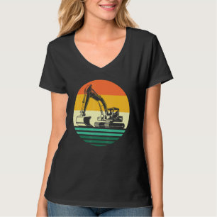 Excavator Retro Excavators T-Shirt