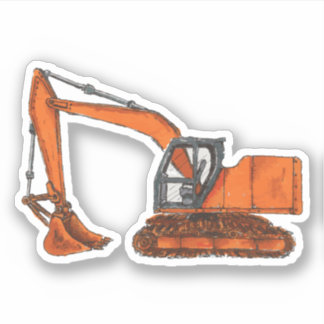 Excavator Sticker