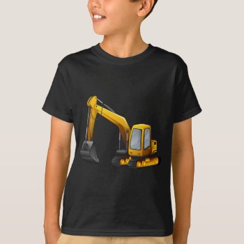 Excavator T-shirt by GraphicsRF at Zazzle