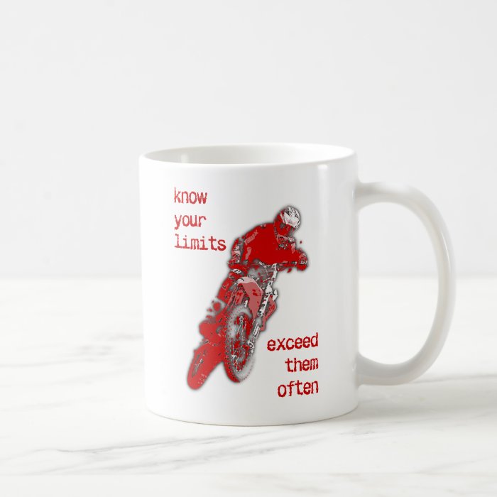 Exceed Your Limits Dirt Bike Motocross Mug