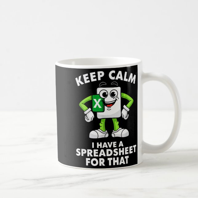 Excel Coworker Employee Farewell Goodbye Birthday  Coffee Mug (Right)