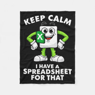 Excel Coworker Employee Farewell Goodbye Birthday Fleece Blanket