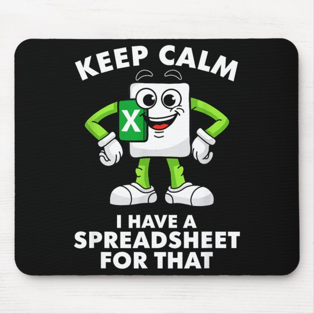 Excel Coworker Employee Farewell Goodbye Birthday  Mouse Pad (Front)