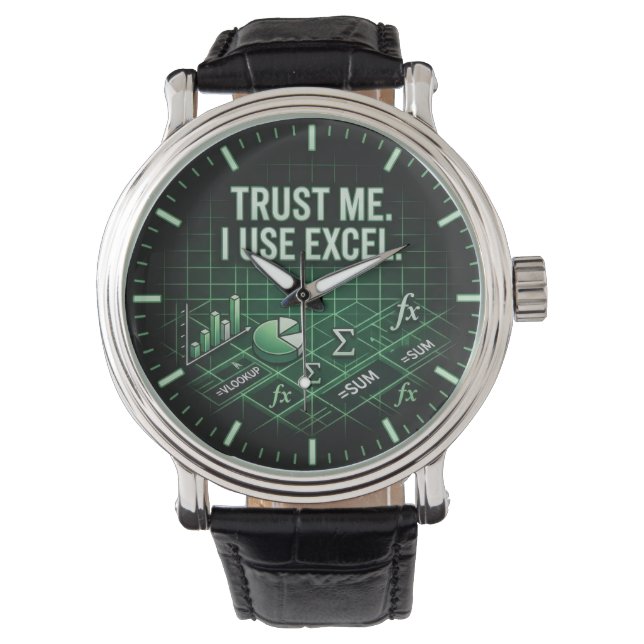 Excel Funny Watches for Traders & Accountants (Front)