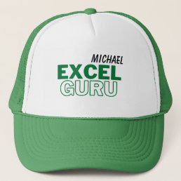 Excel Guru Funny Accounting Trucker Hat