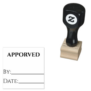 Excel Mark Approved by - Self-Inking Rubber Stamp