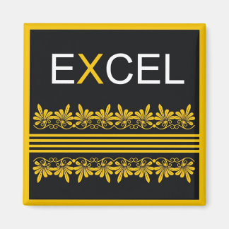 Excel - One Word Quote For Motivation Magnet
