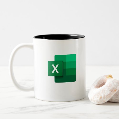 excel vlookup cheat sheet office Two_Tone coffee mug